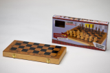 Игровой набор CHESS шахматы, нарды, шашки (средний), фигуры пластик