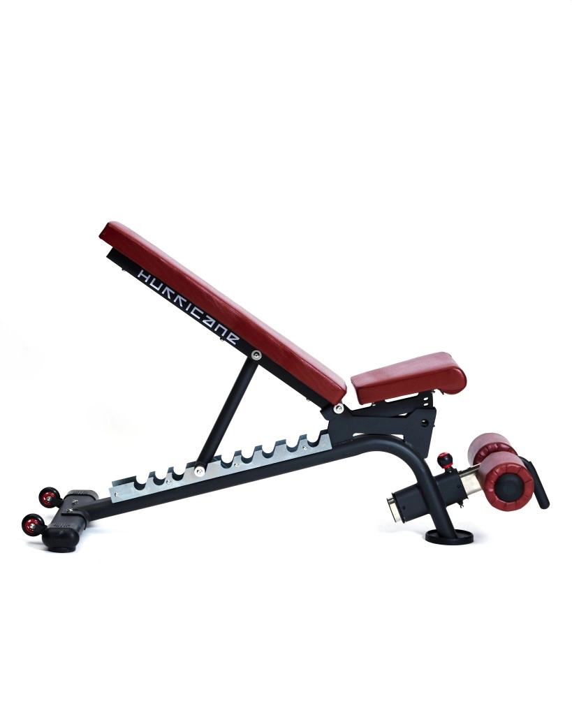 Скамья регулируемая с валиками Hurricane 044