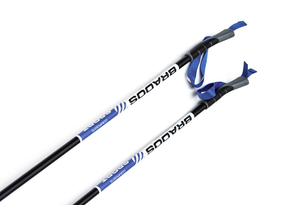 Палки лыжные STC 100% стекловолокно 105 см