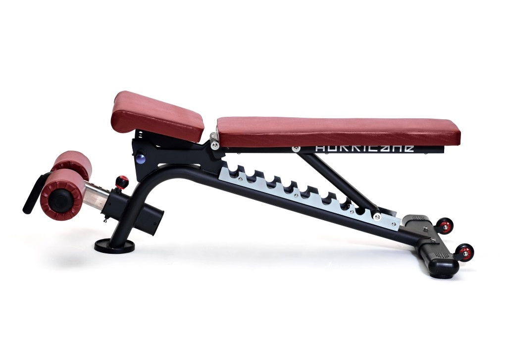 Скамья регулируемая с валиками Hurricane 044