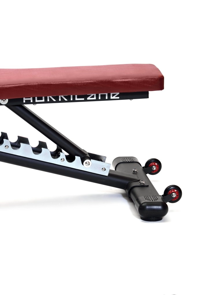 Скамья регулируемая с валиками Hurricane 044