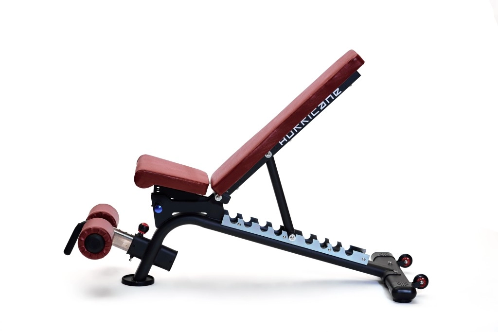 Скамья регулируемая с валиками Hurricane 044