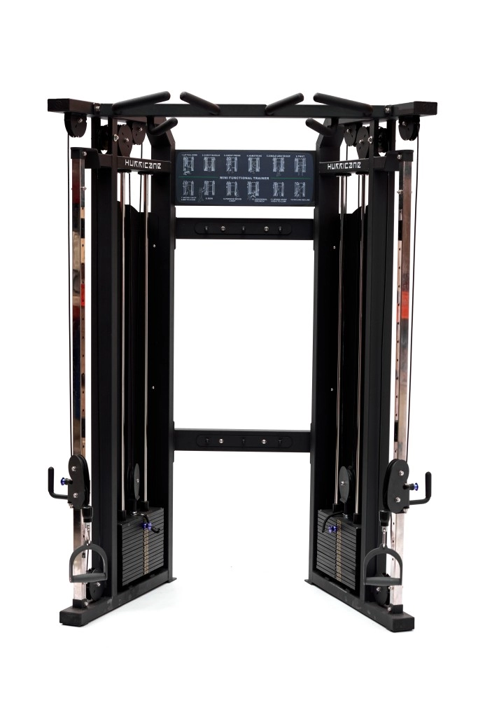 Тренажер Двойная регулируемая тяга Hurricane 036