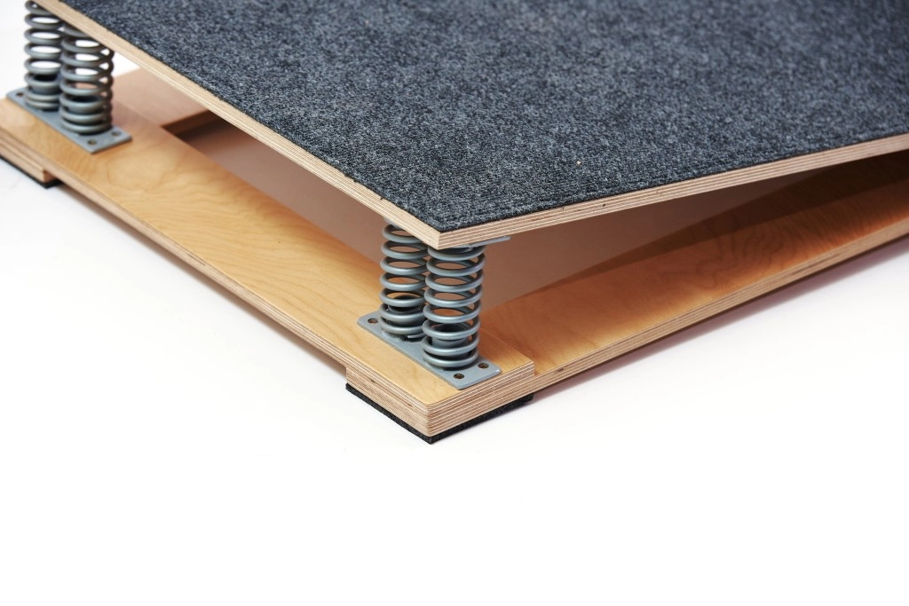 Мостик гимнастический подкидной (4 пружины) Hurricane