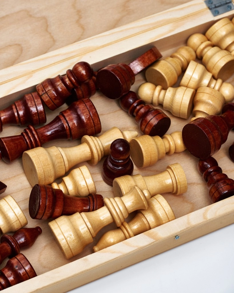 Шахматы гроссмейстерские с доской 430*215*60 мм