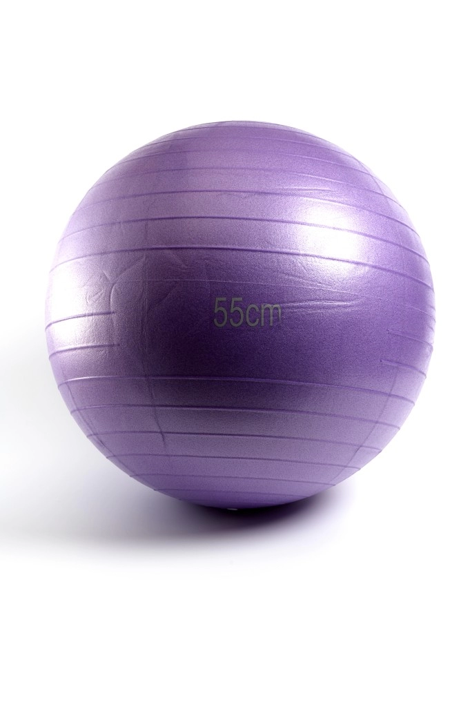 Фитбол Gym Ball 55 см (цвет фиолетовый)