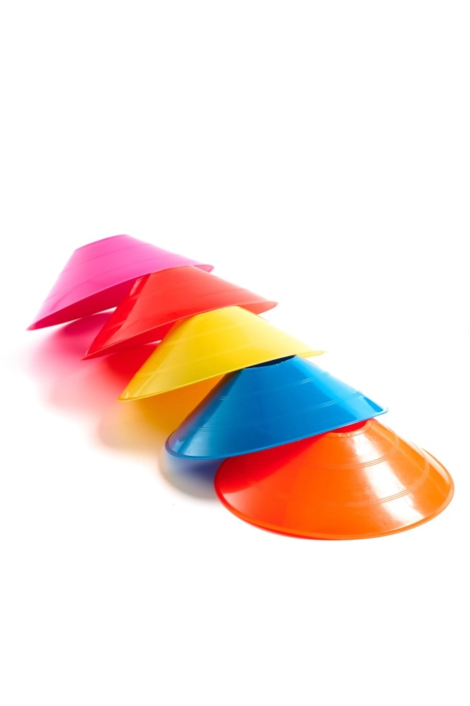 Комплект тренеровочных фишек на подставке со стопором (50 штук)