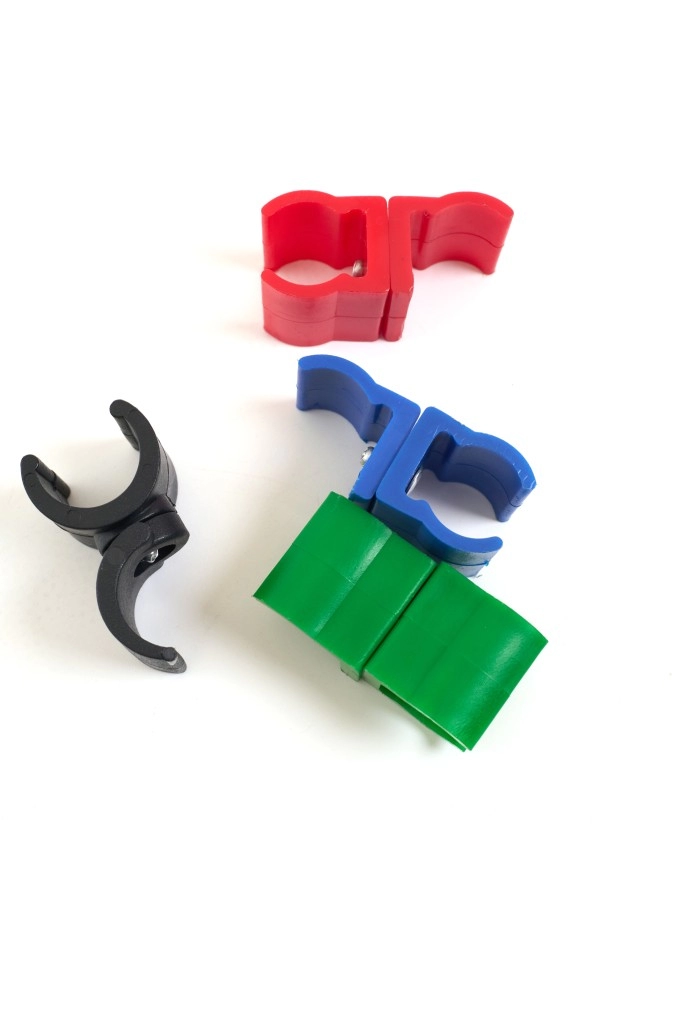 Клипса 2 палка-палка (с крючком)