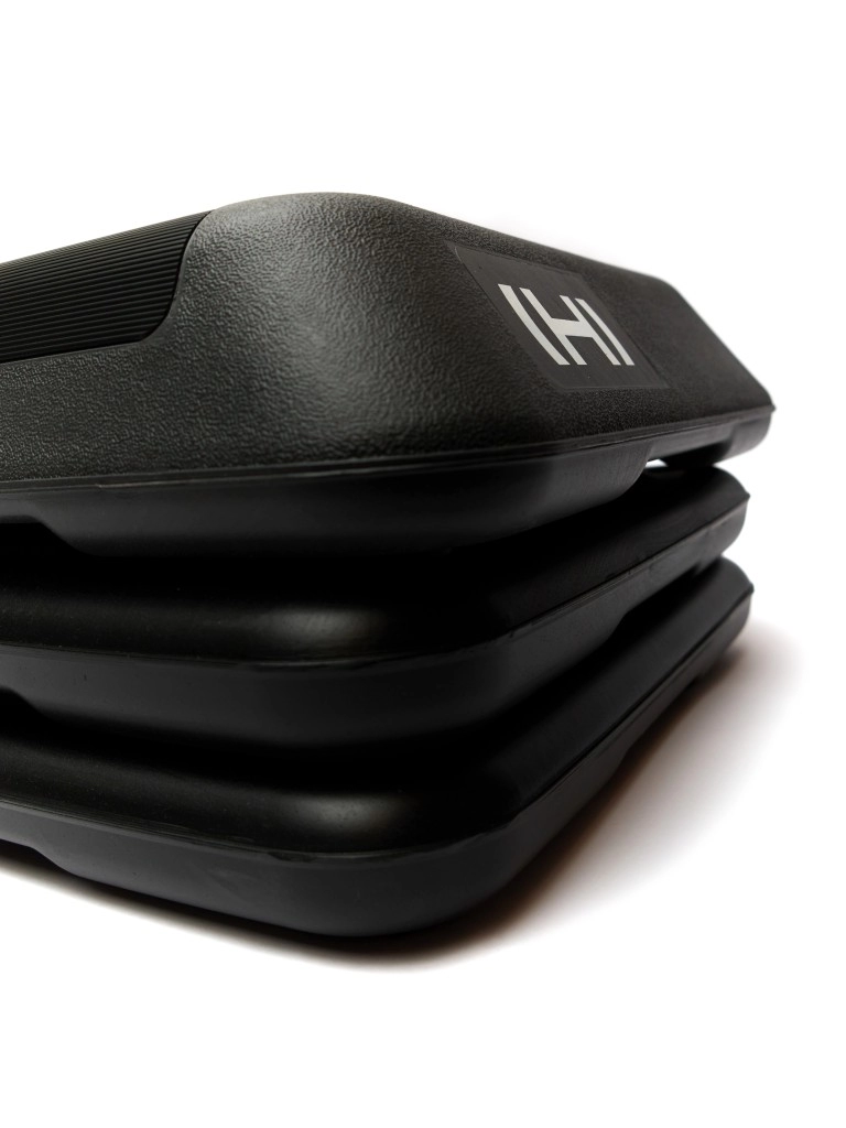 Степ-платформа 108х41,5х20 см, 3-уровневая с обрезиненным покрытием Hurricane