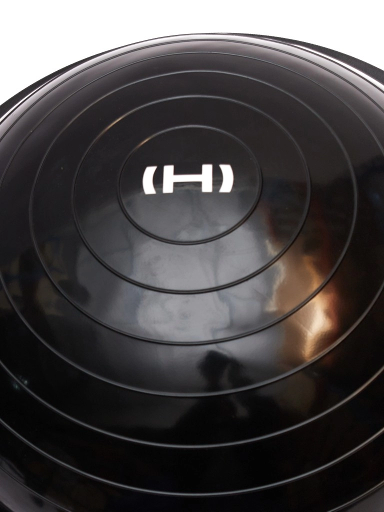 Полусфера "BOSU" с эспандерами, с насосом Hurricane 58см (черный)