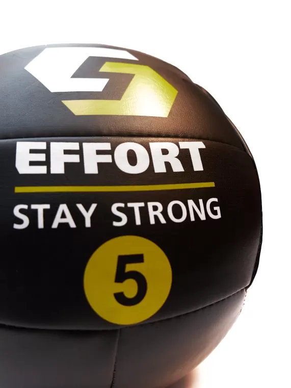 Медбол EFFORT 5кг d24 см (винилискожа)
