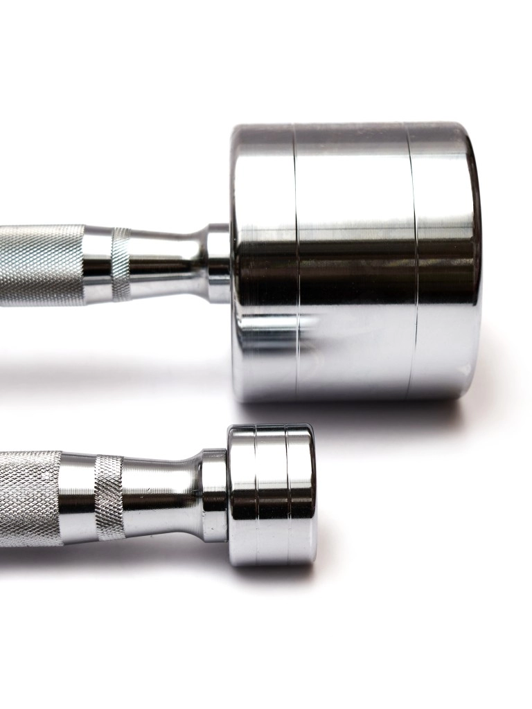 Гантельный ряд от 1 до 10 кг (хромированный) Hurricane