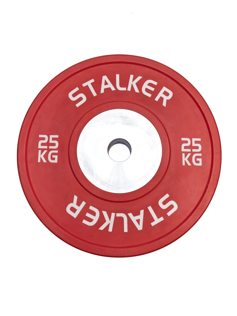 Диск для штанги соревновательный 25 кг Stalker
