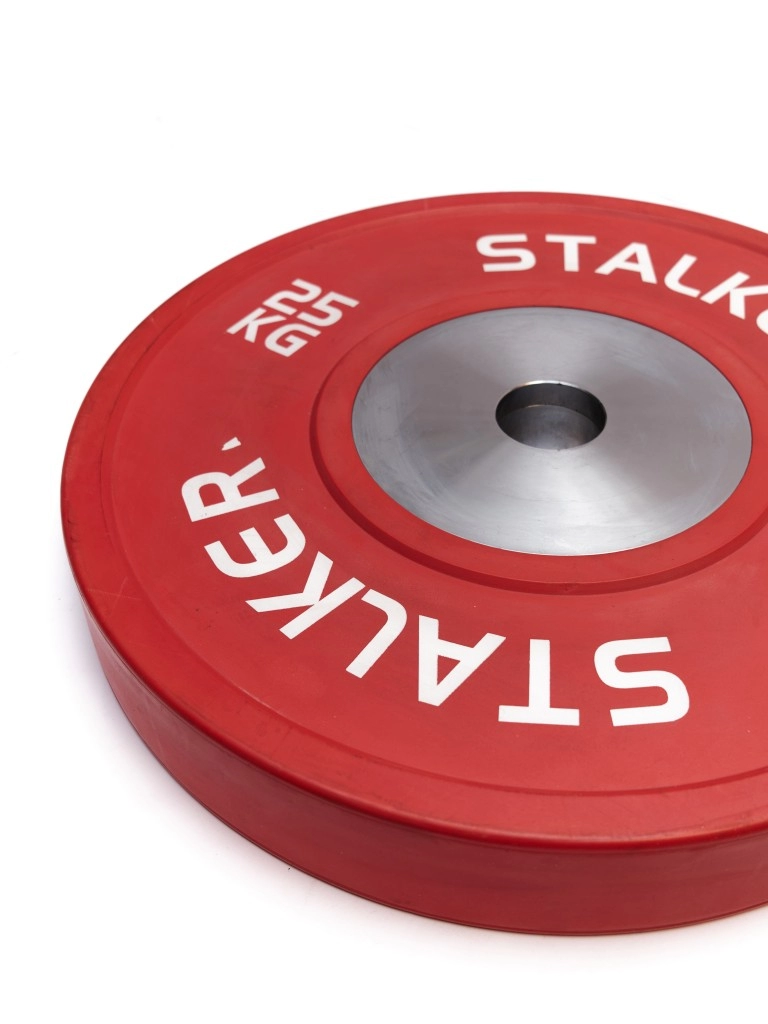Диск для штанги соревновательный 25 кг Stalker
