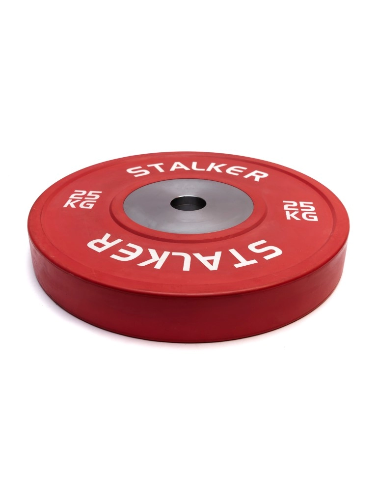 Диск для штанги соревновательный 25 кг Stalker
