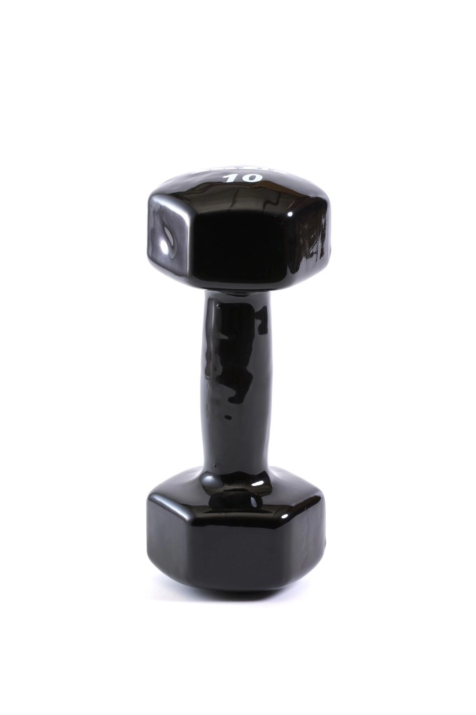 Гантель виниловая 4.45 кг INEX IN-VD10 (Черный)