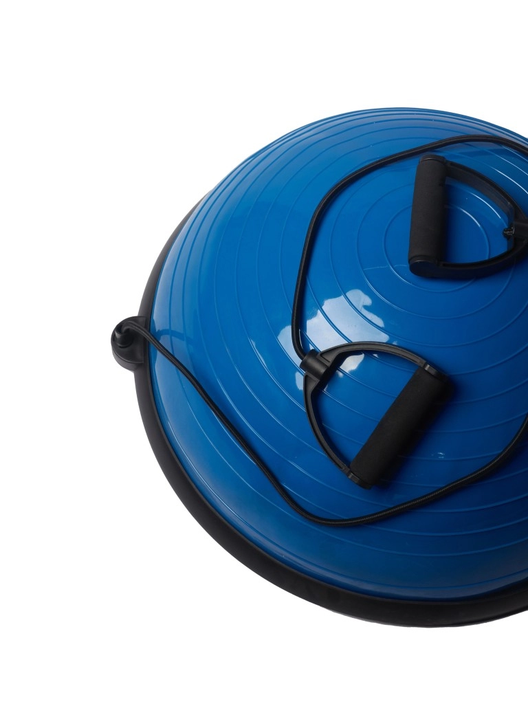 Полусфера BOSU гимнастическая, 58см (синий)