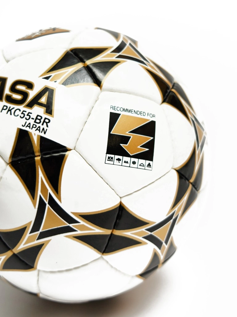 Мяч футбольный MIKASA PKC55BR-1, р.5, гл.ПУ, FIFA Quality PRO, руч.сш