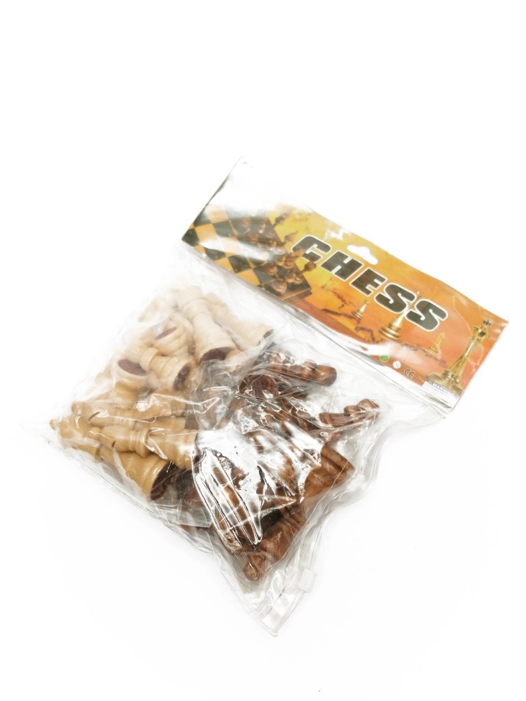 Набор шахматных фигур с мягкой доской  (дерево) CHESS