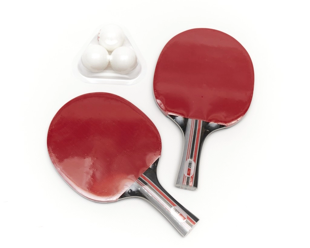 Набор ракеток для настольного тенниса UNIX Line в чехле (2 ракетки+3мяча)