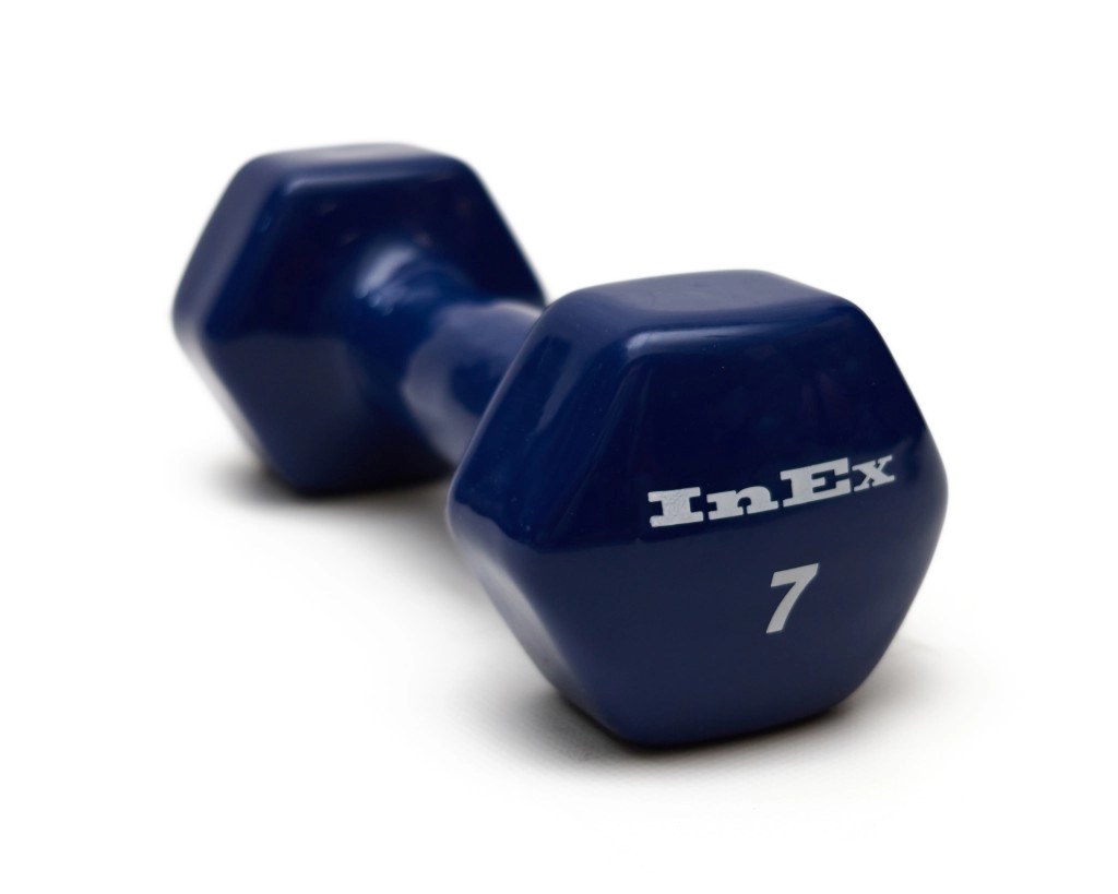 Гантель виниловая 3,15 кг INEX IN-VD7 (Синий)