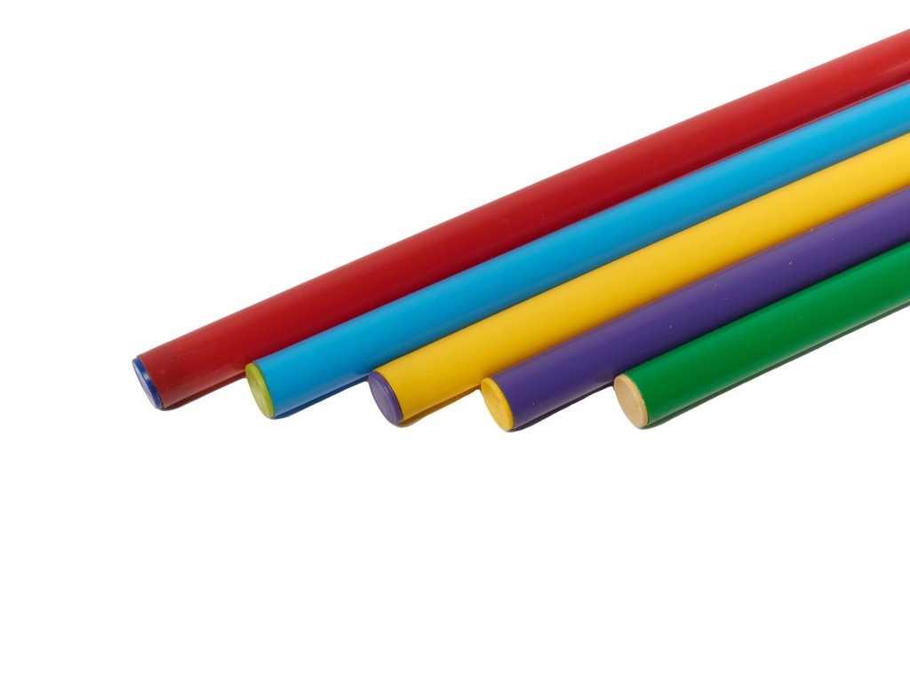 Палка гимнастическая пластиковая 150 см