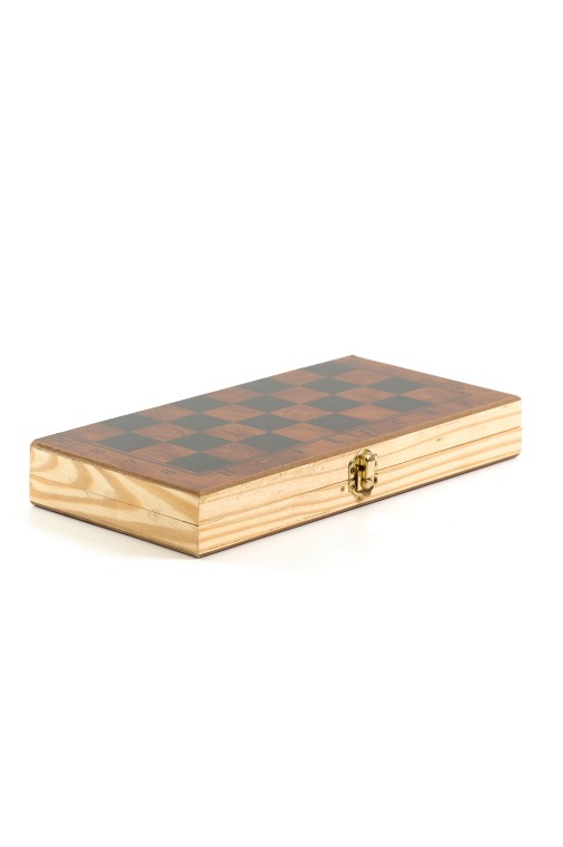 Игровой набор CHESS шахматы, нарды, шашки (малый), фигуры пластик
