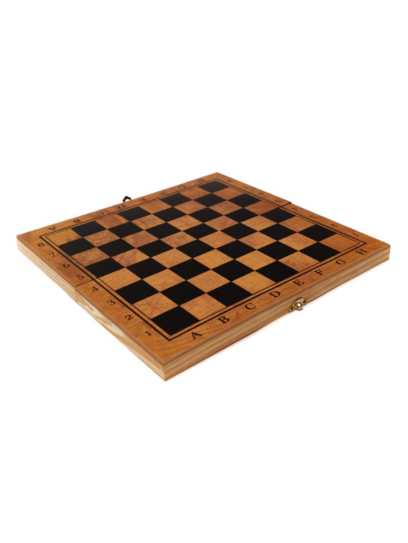 Игровой набор CHESS шахматы, нарды, шашки (средний), фигуры пластик