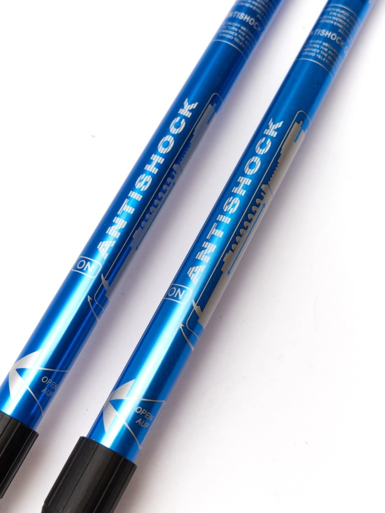 Скандинавские палки Antishock 2-секционные, 77-135 см