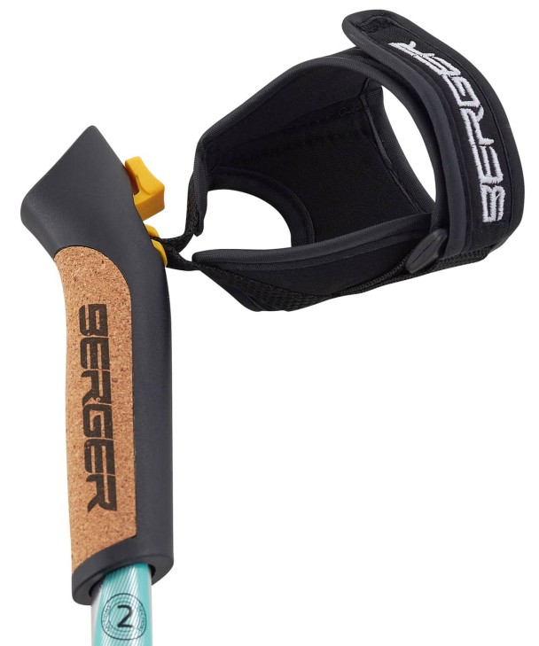 Скандинавские палки BERGER Serenity 2-секционные, 77-135 см