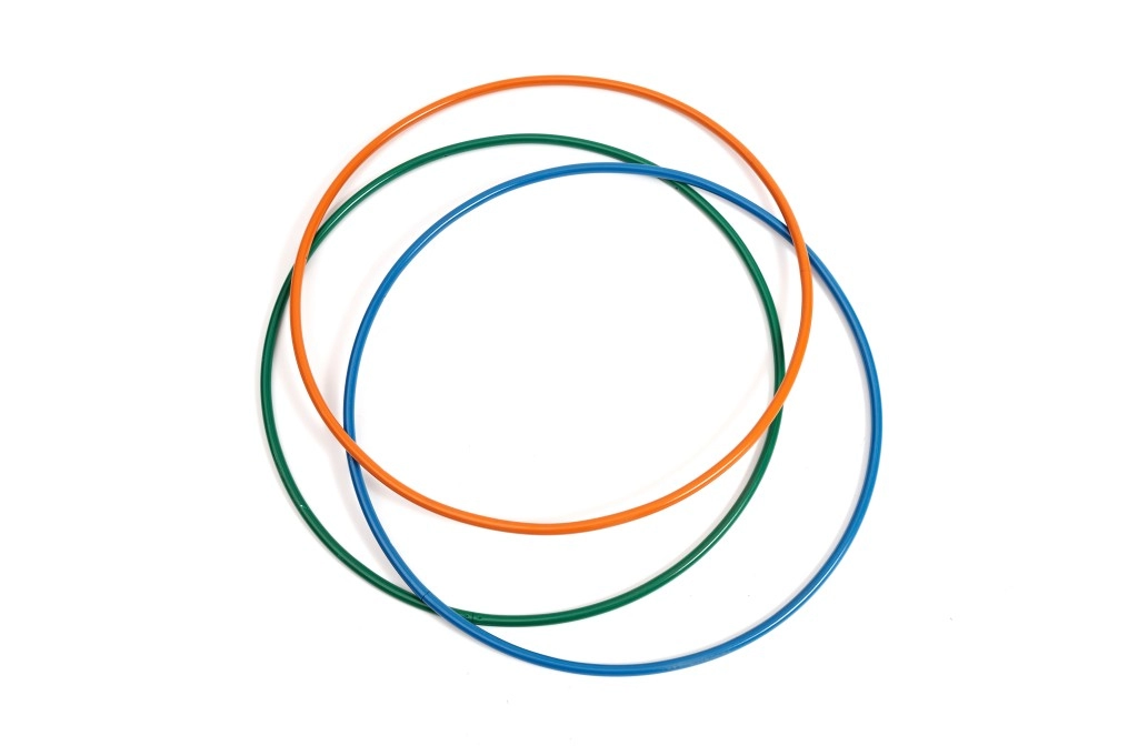 Обруч алюминиевый гимнастический d 60 cм (окрашенный)