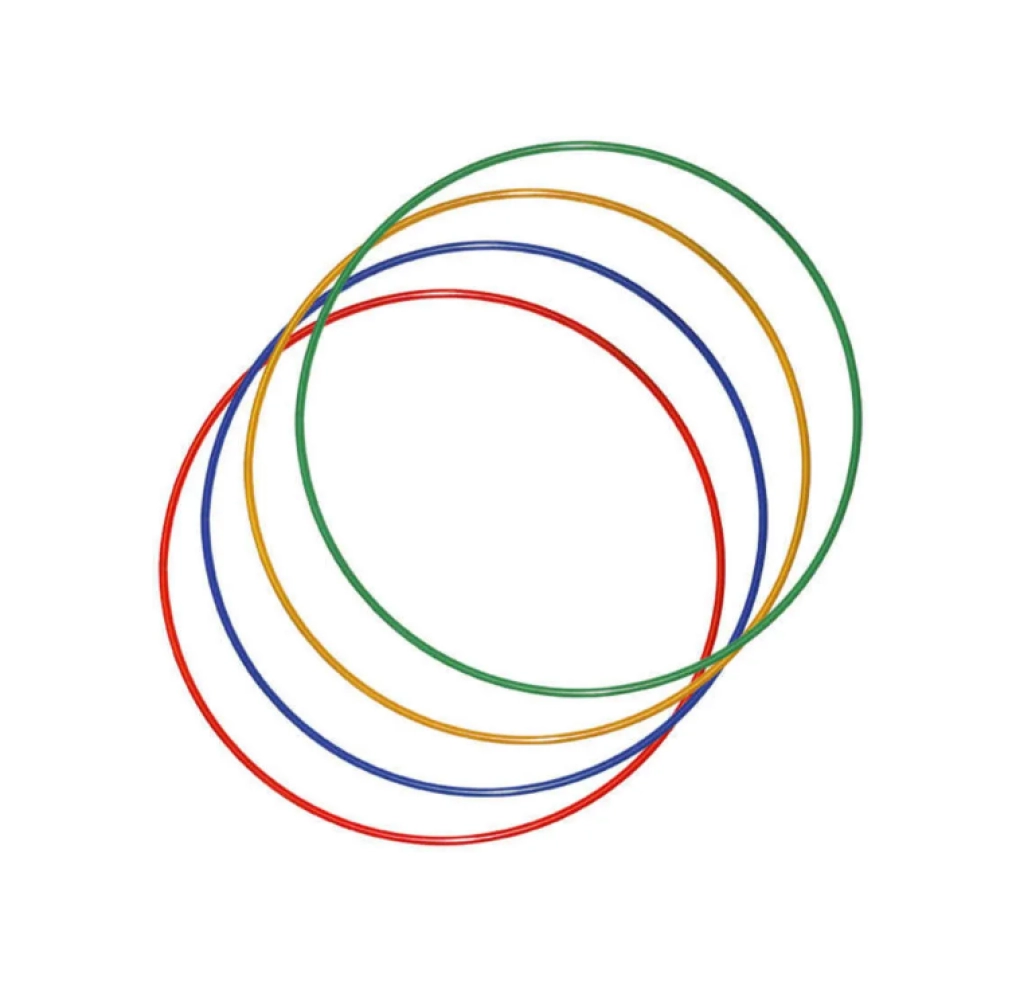 Обруч алюминиевый гимнастический d 75 cм (окрашенный)