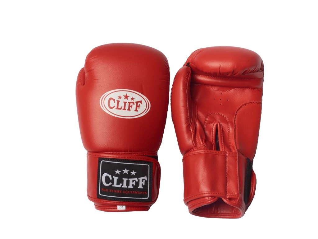 Перчатки боксерские Cliff (красный, р.10 унций)