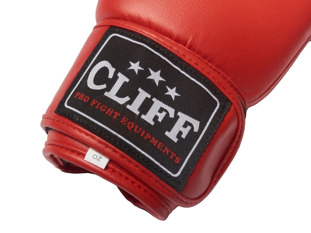 Перчатки боксерские Cliff (красный, р.10 унций)