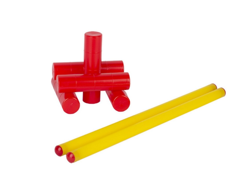 Игра "Городки" (5 рюх, 2 палки) пластик