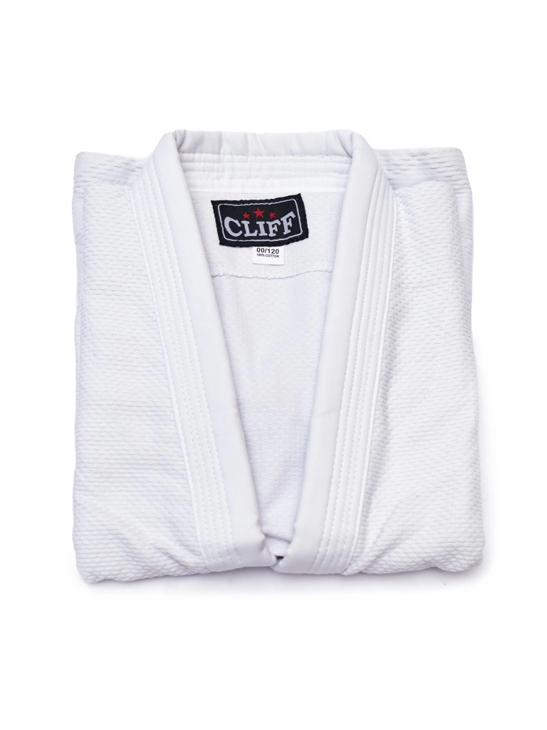 Кимоно для дзюдо Cliff (цвет белый, рост - 120 см)