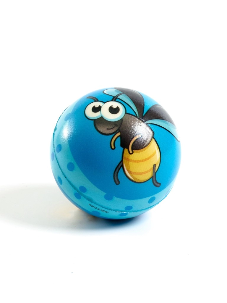 Мяч мягкий "Насекомые", 7,6 см