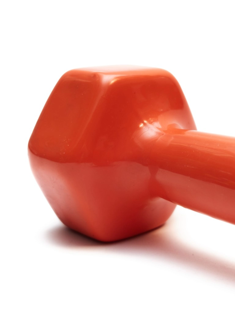 Гантель виниловая 4 кг INEX IN-VD9 (Оранжевый)