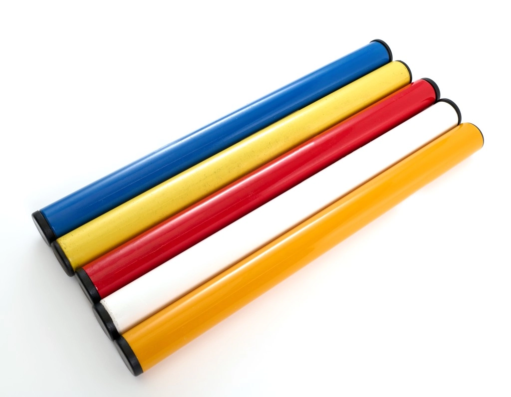 Палочка эстафетная алюминиевая (длина 31 см, диаметр 25 мм) Hurricane