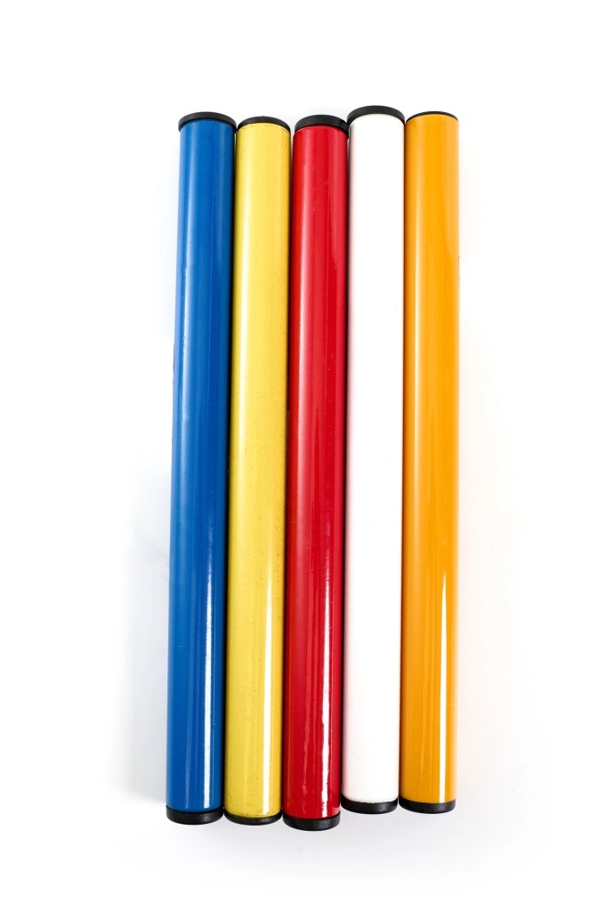 Палочка эстафетная алюминиевая (длина 31 см, диаметр 25 мм) Hurricane