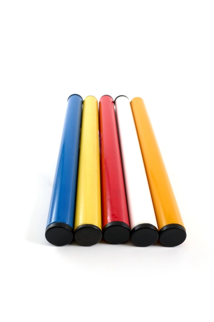 Палочка эстафетная алюминиевая (длина 31 см, диаметр 25 мм) Hurricane