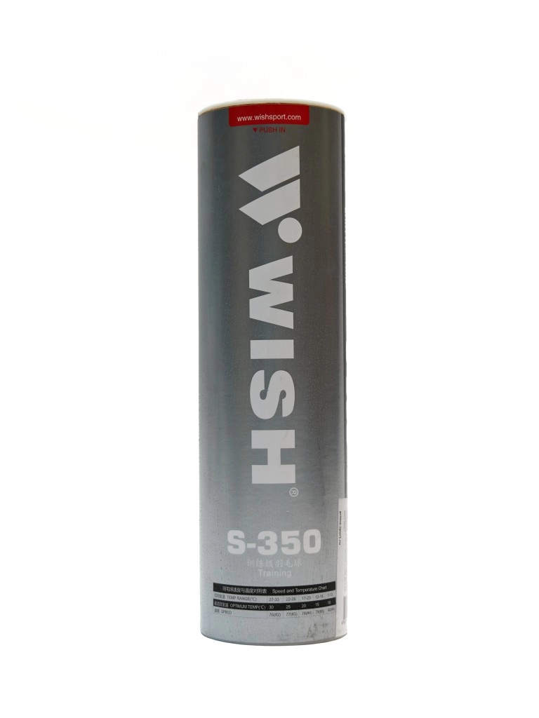 Набор воланов для бадминтона WISH S-350, ПВХ (6 штук) 1/100