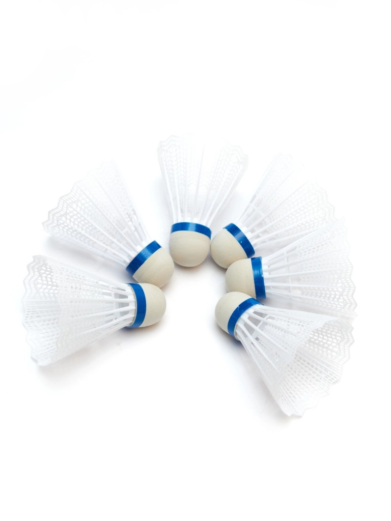 Набор воланов для бадминтона WISH S-350, ПВХ (6 штук) 1/100