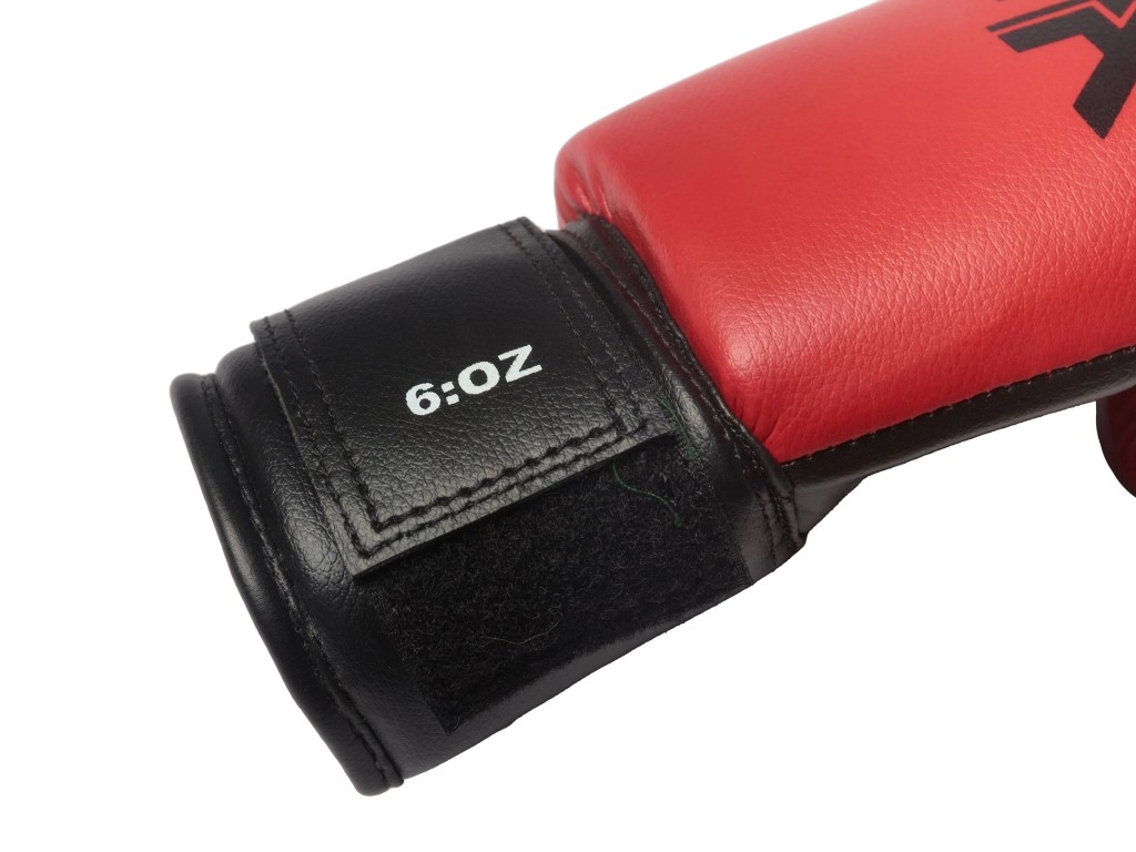 Перчатки боксерские KSA Spider Red, к/з, 6 oz