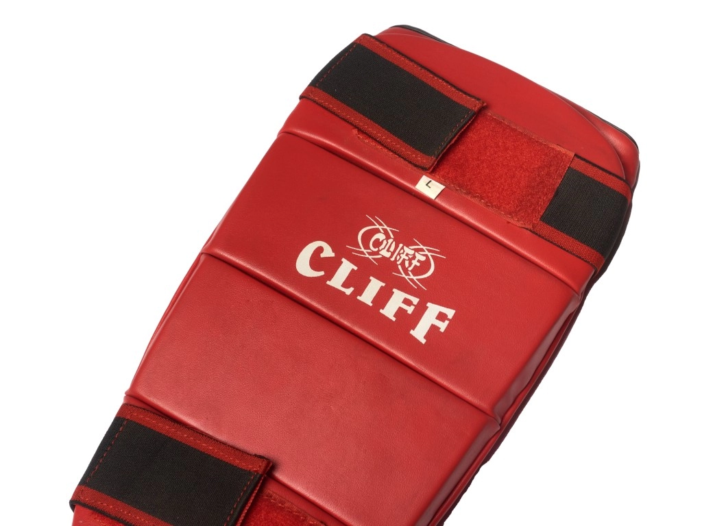 Защита голень-стопа CLIFF ULI-1903, FLEX, красная, р.L