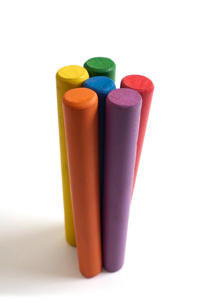 Палочка эстафетная деревянная 35 см Hurricane