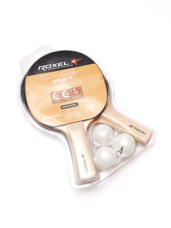 Набор для настольного тенниса Roxel Hobby Start (2 ракетки+3 мяча)