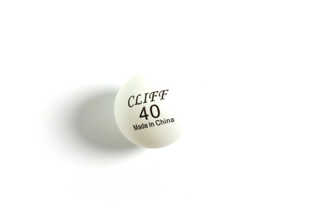 Мяч для настольного тенниса Cliff, 40 мм белый