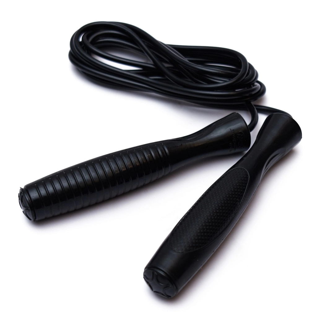 Скакалка 3,0 м  Lenwave lw-0814 (резиновый шнур, ручки пластик)