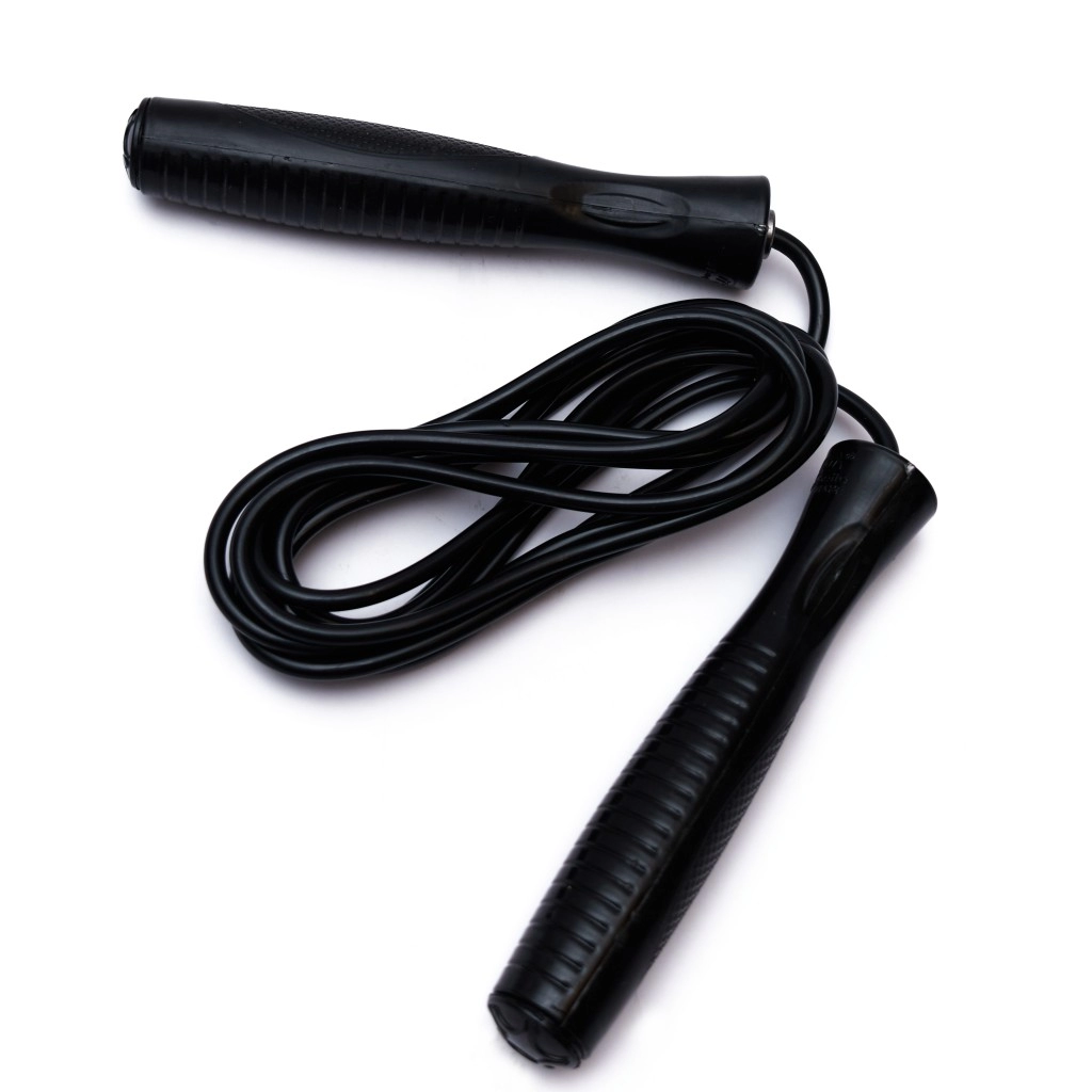 Скакалка 3,0 м  Lenwave lw-0814 (резиновый шнур, ручки пластик)